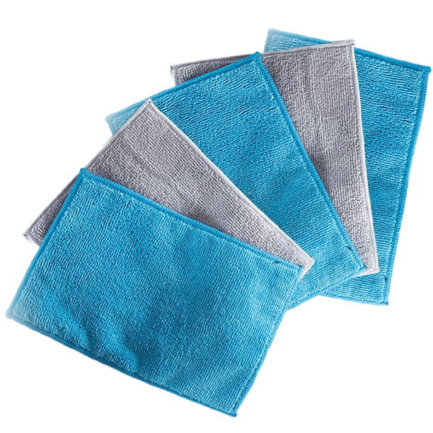 5 paños de fibra de bambú para lavar platos, multiusos, para limpieza de cocina y hogar (estilo aleatorio).