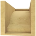 thumbnail image 4 of 8"W x 16"D x 8"H Wide Moab Rough Cedar Woodgrain TimberThane Corbel, Primed Tan, 4 of 6