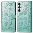 thumbnail image 4 of Funda Cartera FOXDOCK para Samsung Galaxy A55 5G , Flip PU con Relieve de Gatos y Perros, Tarjetero y Soporte, 4 of 6