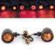 thumbnail image 2 of Horohoroe 2 uds luz LED de señal de giro lámpara de curvas para motocicleta indicador de dirección rosca de perno de fijación de 10mm, 2 of 8