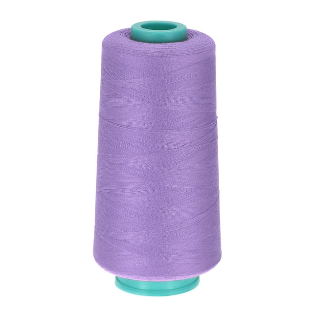 Unique Bargains Fil à Coudre en Polyester Tout Usage 3000 Yards 40S/2 (Violet Pâle)