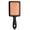 Orange, variant on Square Paddle Cushion Hair Brush with Square‑Tipped Bristles for Gentle Detangling, Scalp Massage Hairbrush for Wet Dry All Hair Types