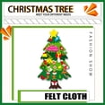 thumbnail image 4 of Haillom Decoration Christmas Tree Festival Party Pendant Felt DIY Wall Hanging Children Toy Ornament, Type 2, 4 of 10