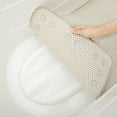 thumbnail image 2 of Ray Star Bathtub Mat Non-Slip Shower Mats for Tub, 36×17 inch, Brown Bath Mat for Tub with Suction Cups and Drain Holes, Washable, Soft on feet, Easy Clean, 2 of 9