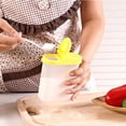 thumbnail image 2 of Tinksky 3pcs 250ml Kithcne Creative Transparent Seasoning Cans Kitchen Cylindra Spice Rack 2 Lid Condiment Bottles Pepper Shakers Box, 2 of 7
