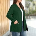 thumbnail image 5 of Perfectbot Women's V-Neck Open Front Cardigan Long Sleeve Loose Fit Casual Kit Cover Up for Spring Fall, 5 of 8