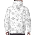 thumbnail image 7 of Lsque Snowflake Minimalist Pattern Casual Men's Hoodie,Hooded Sweatshirt with Kangaroo Pocket,Pullover Hoodie-Medium, 7 of 7