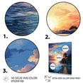 thumbnail image 3 of Designart "Pier And Dock Calm III" Nautical & Beach Floater Framed Wall Decor, 3 of 7
