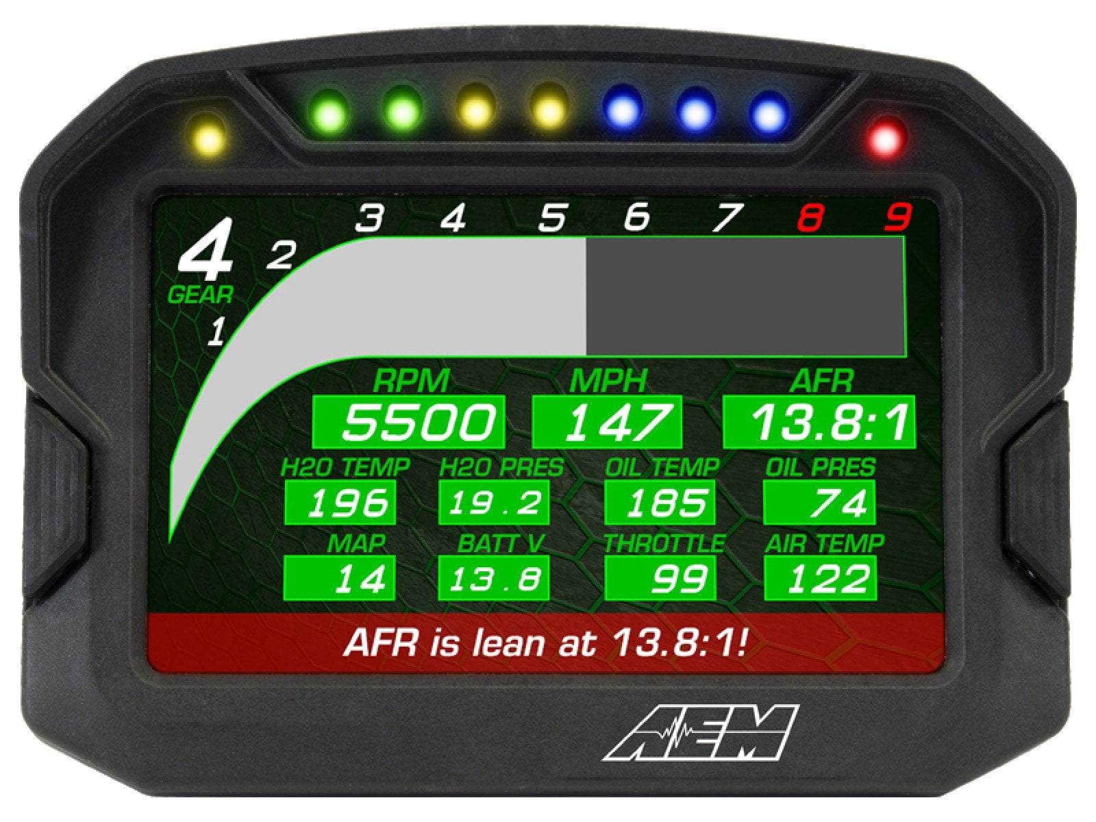 Aem 30 5600 Cd 5 Carbon Digital Dash Display Walmart Com