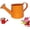 Orange, variant on Small Watering Can,Galvanized Water Can for Plants,Vintage Spray Watering Cans with Spout,for Indoor Outdoor Flowers Home Garden House Decorative & Gardening,Retro Metal Painted 1L(Pink)