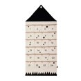 thumbnail image 1 of Calendario de Adviento de Navidad para puerta de lona, organizador de monedas de dulces, bolsillo de pared para dormitorio, decoración de almacenamiento de artículos diversos, 24 bolsillos, 1 of 4