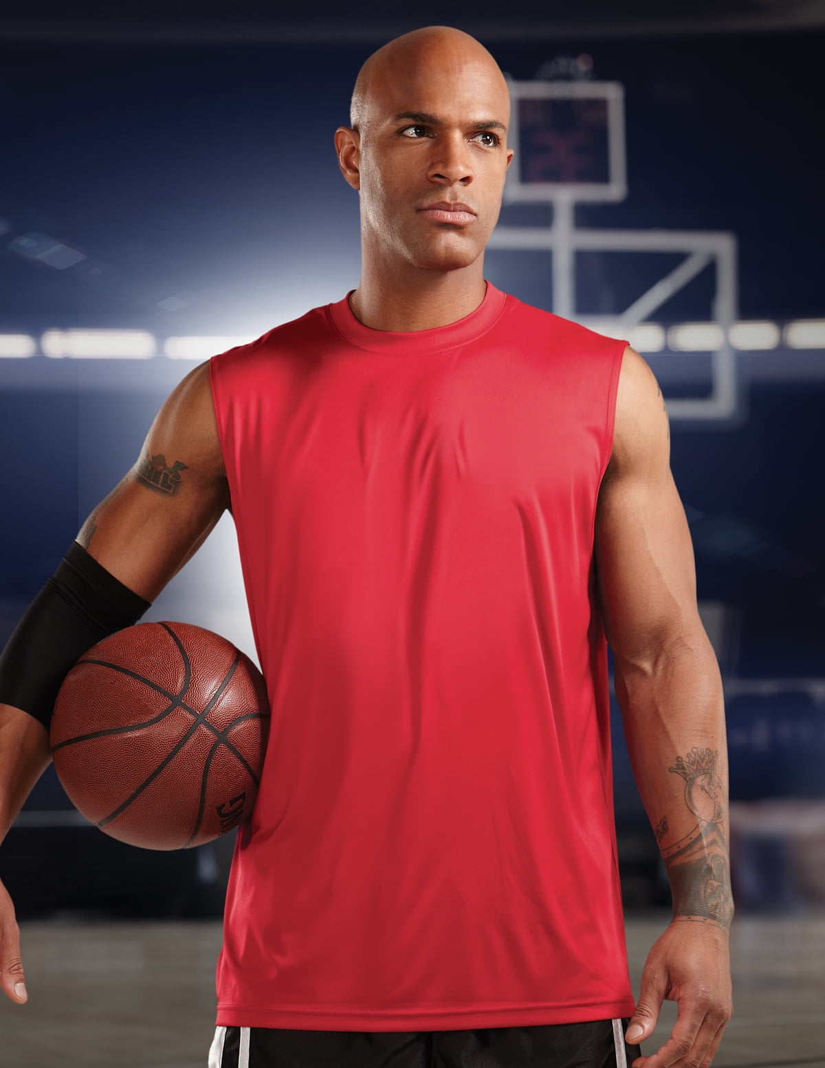 TriMountain Bulk Wholesale Crossover K224NS Basketball Jersey, 2XLarge, Red