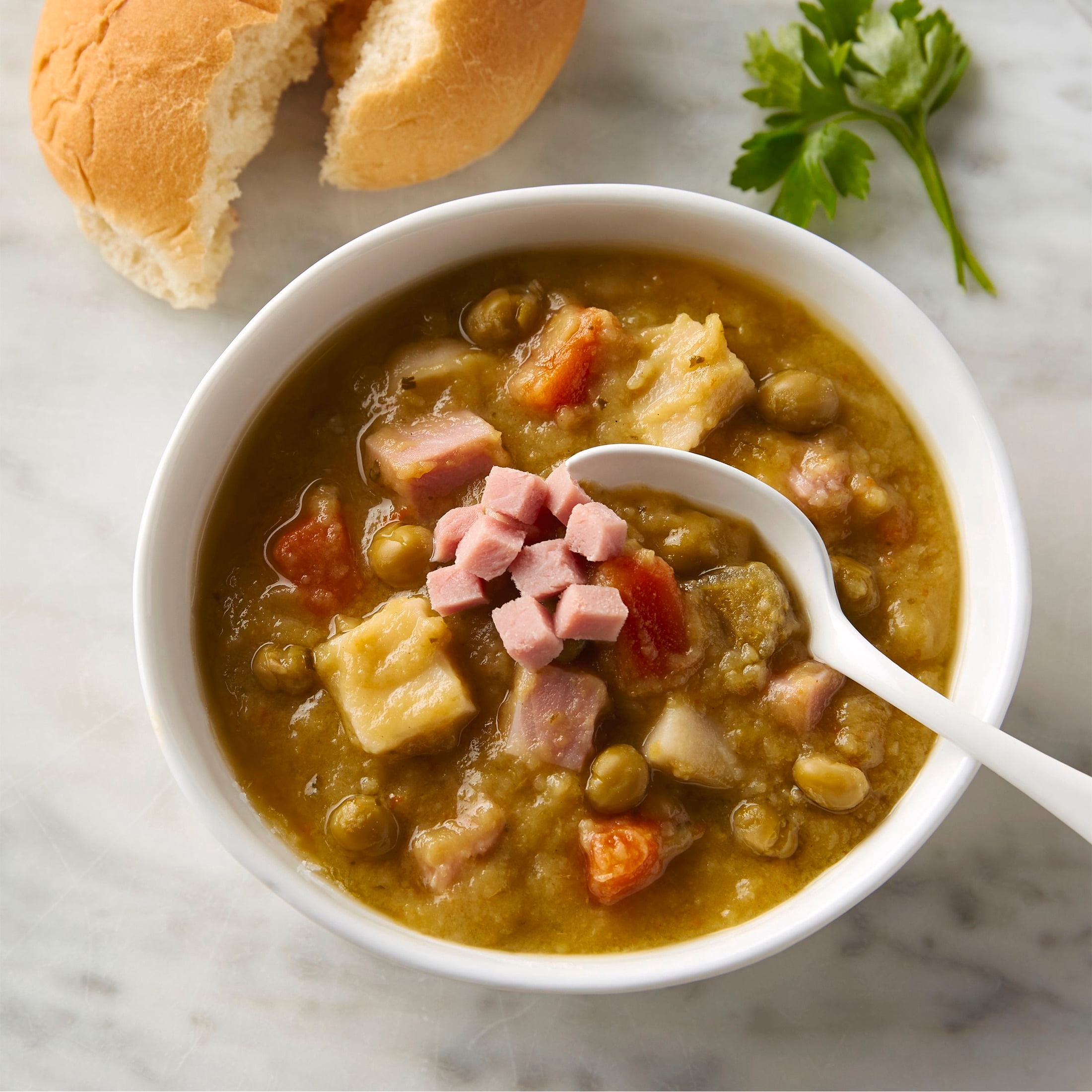 (2 pack) Progresso Split Pea with Ham Soup, Traditional Canned Soup, Gluten Free, 19 oz