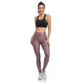 thumbnail image 3 of Thermal Fleece Lined Leggings Women - Winter Warm High Waisted Hiking Pants Workout Running Tights, 3 of 6