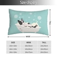 thumbnail image 2 of Sikiie French Bulldog Taking a Bath Pillow Covers, Throw Pillow Case Cushion Covers,Cushion for Bedroom,Couch,Home-20"x30", 2 of 6