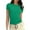 Green, variant on BVOFAR Summer Ribbed Tops for Women 2025 Round Neck Short Sleeve Tees Casual Comfy Slim Fit Shirts