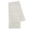 Lambs & Ivy Signature Separates Taupe/White Chevron Chenille Soft Baby Blanket