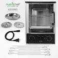 thumbnail image 3 of Nutrichef Four à Rôtir Multifonction Amélioré - Four Vertical de Comptoir avec Cuisson, Dinde Action de Grâce, Grille pour Brochettes avec Réglages Ajustables, 2 Tablettes 1500 Watts - AZPKRT97, 3 of 5