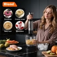 thumbnail image 4 of Immersion Blender Handheld Hand Blenders, 20 Speed & Turbo Mode Hand Held Blender, Heaviest Duty Copper Motor, Stainless Steel Blades, Milk Frother W, 4 of 9
