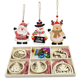 Arts and Crafts for Kids Ages 4-8 8-12, 20 Pcs Unfinished Wood Slices with  Gem Diamond Painting Stickers Kits Kids Wood Painting Craft Activities Kit