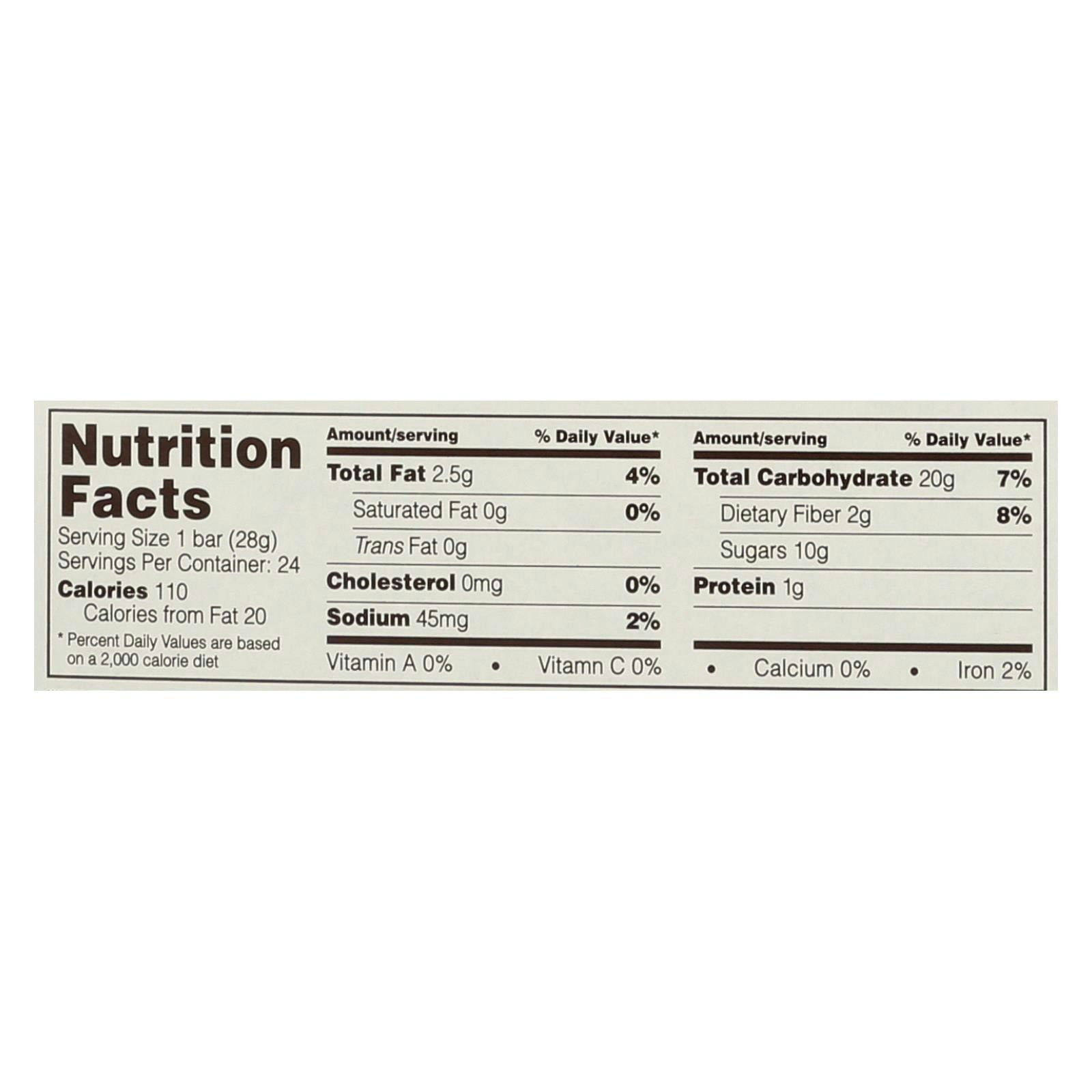 Nature's Bakery Fig Bar Whole Wheat Strawberry 12 Ct 2 oz (Pack of 24)