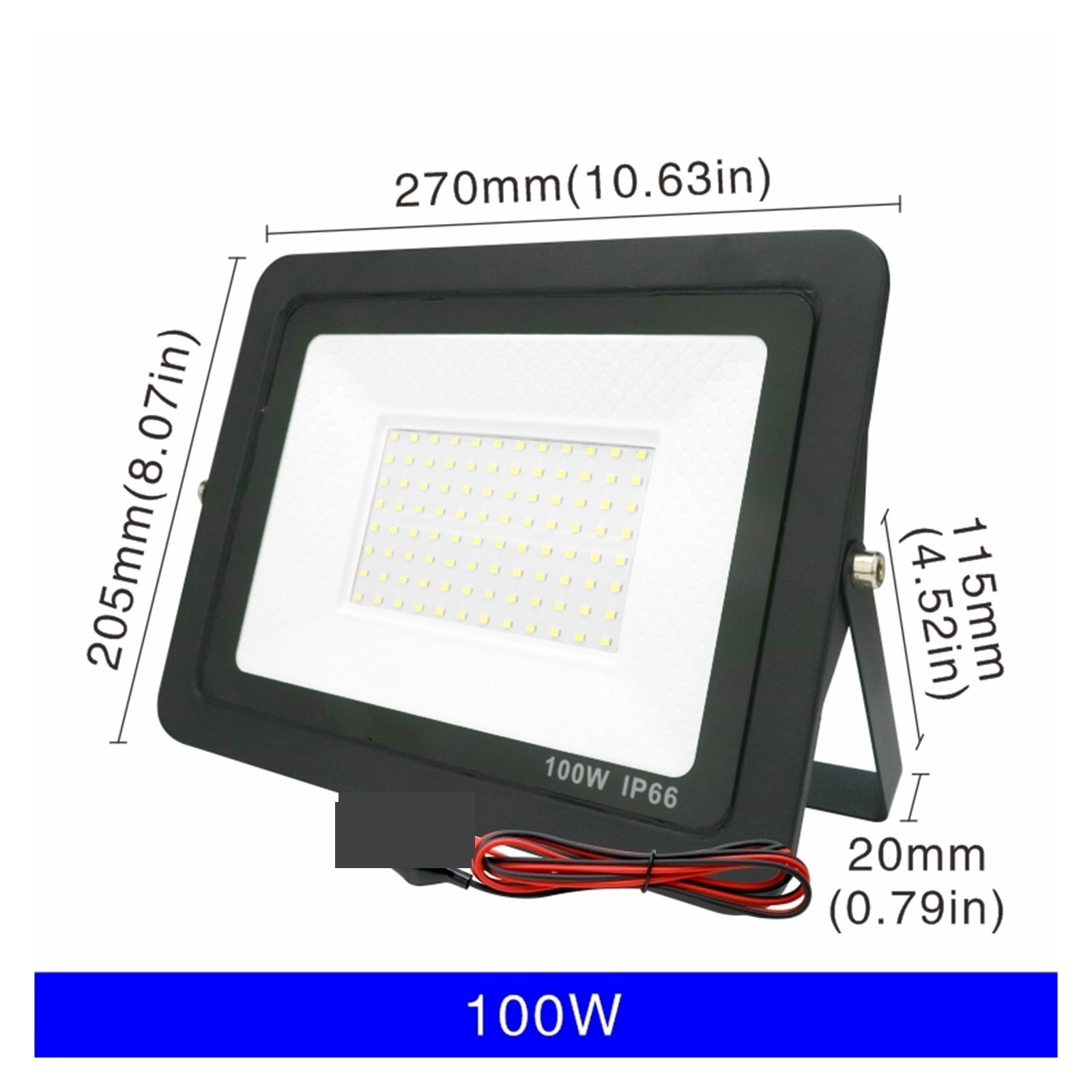 DC12V Led Flood Light 20W 30W 50W 100W Outdoor Floodlight Spotlight IP66 Waterproof Light Reflector Portable 12 Volt Led Lights ,Multifunctional Lighting