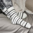 thumbnail image 2 of Women's Double Layer Thick Super Soft Cozy Warm Fuzzy Comfy Home Indoor Outdoor Cabin Sock, Style 03, 2 of 4