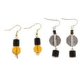 thumbnail image 2 of Abbracc 2 Pairs Handmade Vintage Glass Ball Drop - , as described mixed 3, 2 of 8