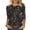 Black, variant on T-shirts for Women Graphic Print 3/4 Length Sleeve Tops Crewneck Casual Base Tee Shirt Summer Clothes (XL, Yellow 01)