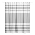 thumbnail image 2 of Creative Products Gray Bold Stripes  71x74 Shower Curtain, 2 of 2
