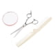 thumbnail image 2 of Herramientas de Peluquería profesion - 1 piece Tijeras + 1 piece de cabellero + 1 piece Espejo de 2x / 5x Rosa Beige Macarena Cepillo plegable para peine, 2 of 8
