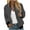 Dark Gray, variant on DDAPJ pyju Women's Classic Full Zip Bomber Jacket,Women's Casual Bomber Jacket Lightweight Cropped Lightweight Varsity Jackets Spring Fall Windbreaker Motor Biker Coat with Pockets