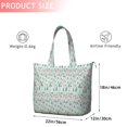 thumbnail image 4 of Light Blue Christmas Tree Pattern Travel Tote Bags for Women Carry On,Large Weekender Bags for Women Travel,Multi Functional Duffle Bag for Work,Shopping,Sports, 4 of 5