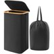 thumbnail image 1 of Cesto de ropa Lifewit de 100 litros con tapa y bolsa extraíble, color negro, 1 of 9