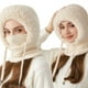 thumbnail image 1 of Mono Con Capucha Y Forro Polar Para Mujer, Suave Y Clido, Talla Pequea, Ideal Para Actividades Al Aire Libre En Invierno, 1 Unidad, Negro, Ukhbmc, 1 of 9