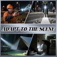 thumbnail image 4 of HIBIBUD Gold Solar Rechargeable Flashlight,USB/Solar Dual Charging for Outdoor Emergency, 4 of 7