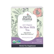 Earth Mama Organic No More Milk Tea for Reducing Breastmilk, 16 Ct