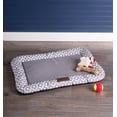 thumbnail image 6 of Contemporary Home Living 34" Gray Border Large Rectangular Lattice Cushion, 6 of 11