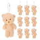 thumbnail image 1 of ColoMX 10pcs peluche oso llavero pequeño peluche oso mochila mochila llavero de peluche de peluche llave para coches para niñas para niñas mujeres, 1 of 7