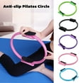 thumbnail image 2 of Aqyh Pilates Ring - Anti-slip Handle Pelvic Floor Muscle Trainer, Thigh Workout Toner, Elastic Resistance Band, Pilates Circle Home Gym Fitness Equipment, 2 of 8