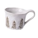 thumbnail image 4 of 1 pieza de vajilla navideña, regalo de Navidad, colección redonda decorativa en relieve Taza blanca, 4 of 9