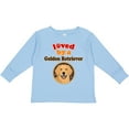 thumbnail image 3 of Inktastic Golden Retriever Dog Lover Boys or Girls Long Sleeve Toddler T-Shirt, 3 of 5