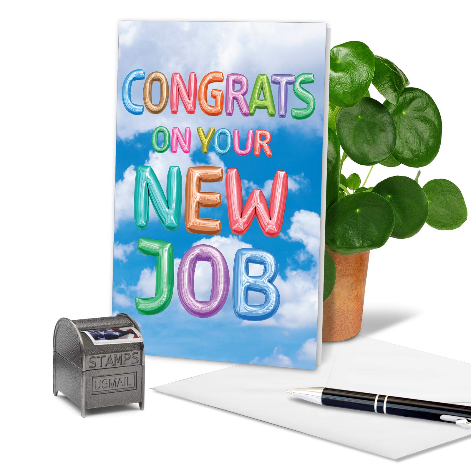 The Best Card Company - New Job Card with Envelope - Employment ...