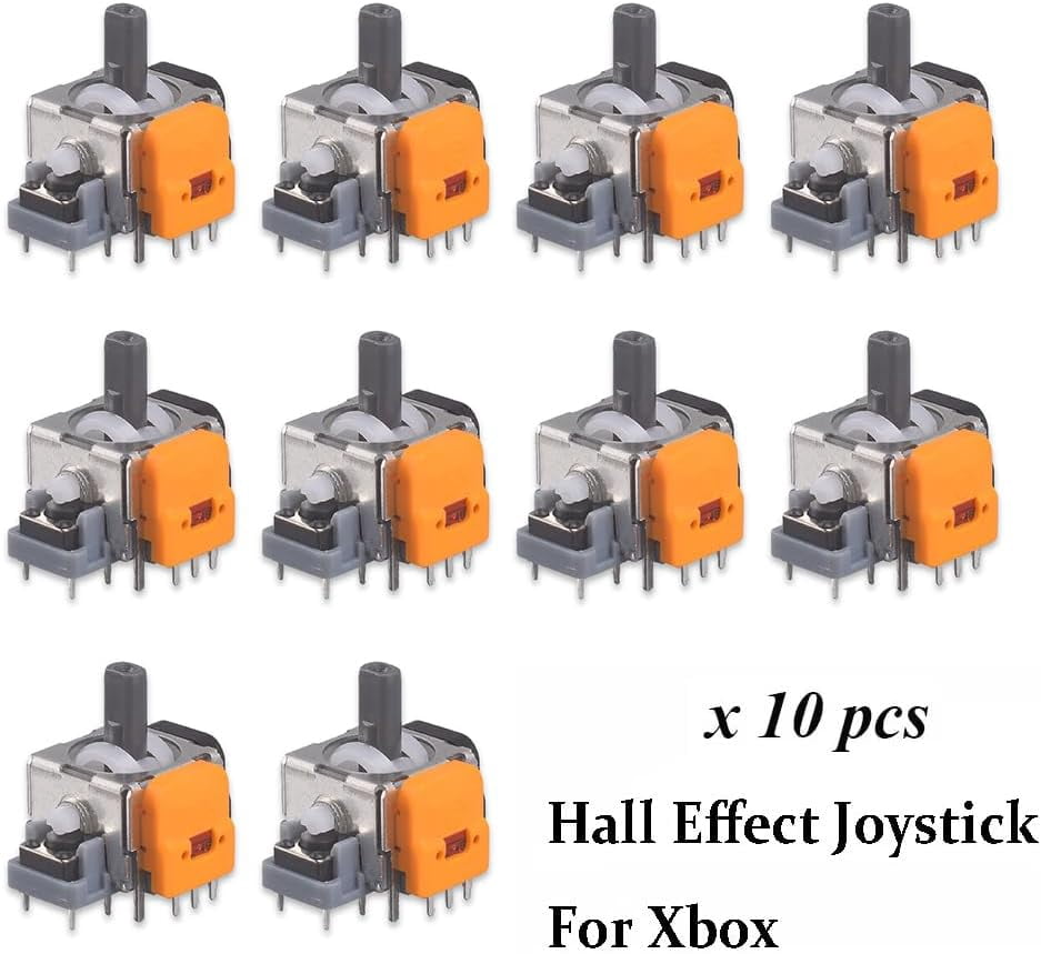 Qualitied Hall Effect Joystick Analog Stick Replacement for Xbox/PS5/PS4/Switch Pro-10 Packs. (10 Packs for Xbox)