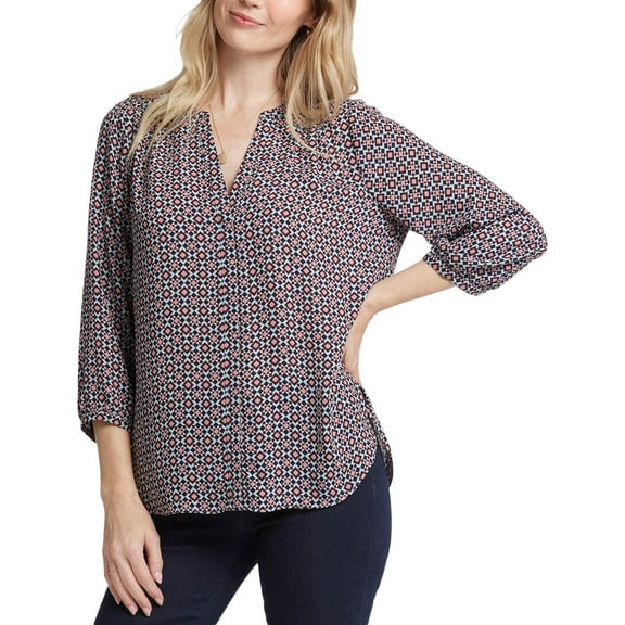 NYDJ womens Pintuck Blouse, s