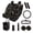Black - Dragonfly Moon Star Boho Flower, variant on Sea Turtle Print Car Accessories Seat Covers Full Set Plumeria Print Car Front Rear Seat Covers with Steering Wheel Cover Safety Belt Pads Inside Rearview Mirror Cover Key Chain