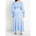 thumbnail image 2 of ELOQUII Women's Plus Size Satin Maxi Dress, 2 of 4