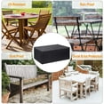 thumbnail image 5 of Housse de Mobilier d'Extérieur Imperméable pour Table de Jardin, Housse de Protection pour Zone d'Assise de Mobilier d'Extérieur, Capuche Respirante, Assise d'Extérieur, Meubles de Jardin, Tables et Ensembles de Meubles - 170*94*70 cm, 5 of 5