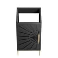 thumbnail image 5 of Modway Awaken 18" Solid Wood and MDF Bathroom Vanity Cabinet in Black, 5 of 9