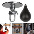 thumbnail image 2 of PU Boxing Speed Ball MMA Dodge Punch Bag Inflatable Speed Dodge Punch Workout Striking Speedbag Black, 2 of 9